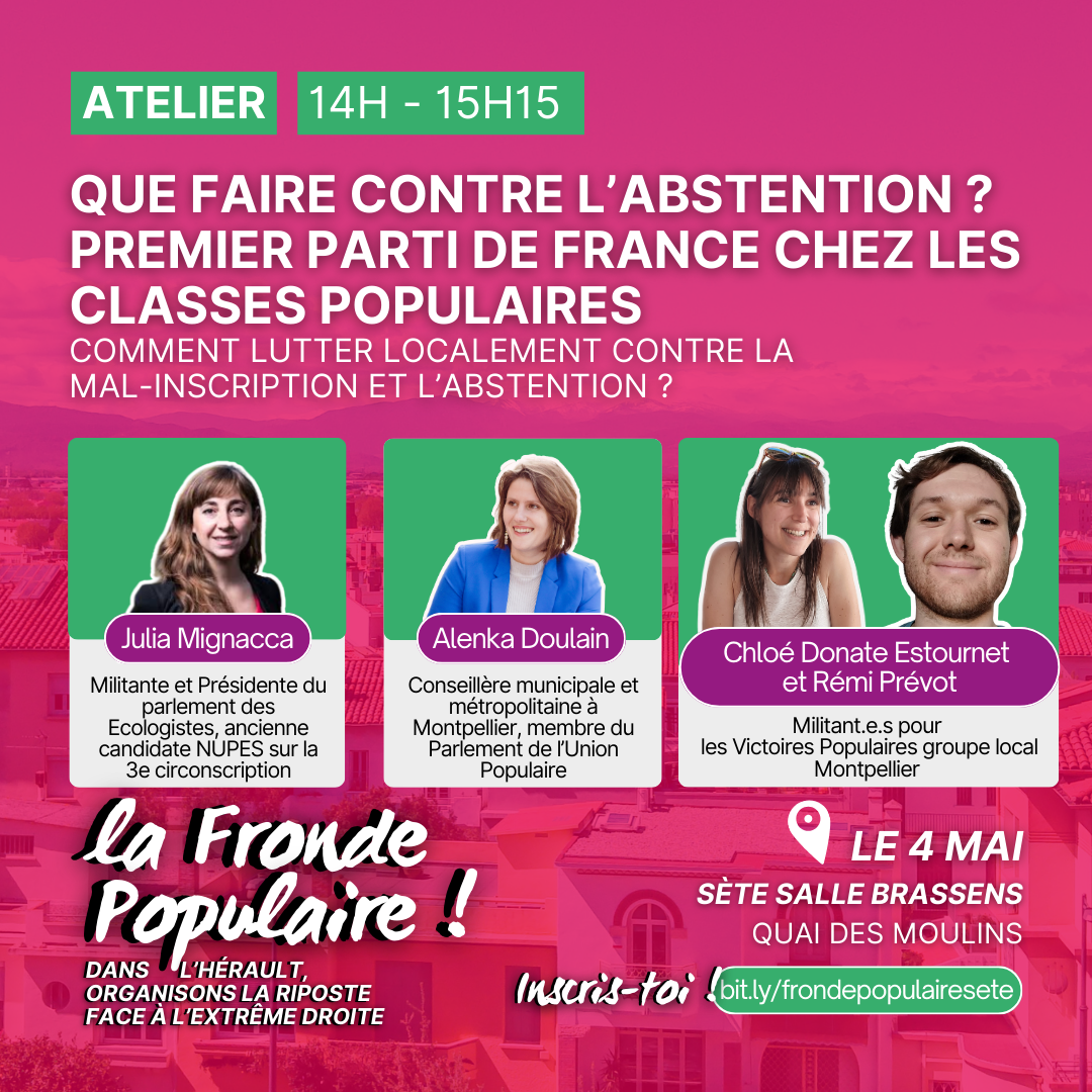 Que faire contre l'abstention ? Premier parti de France chez les classes populaires