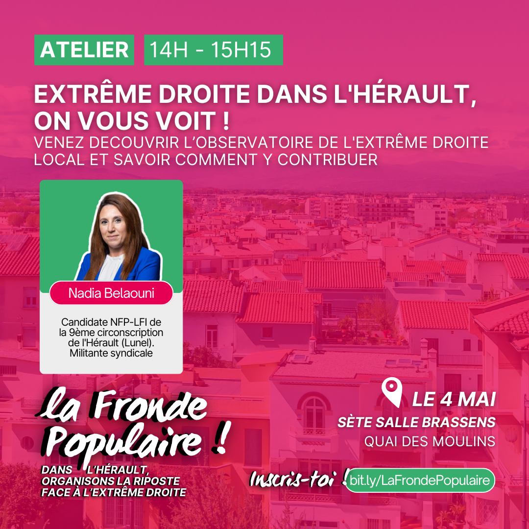 Extrême droite dans l'Hérault, on vous voit !